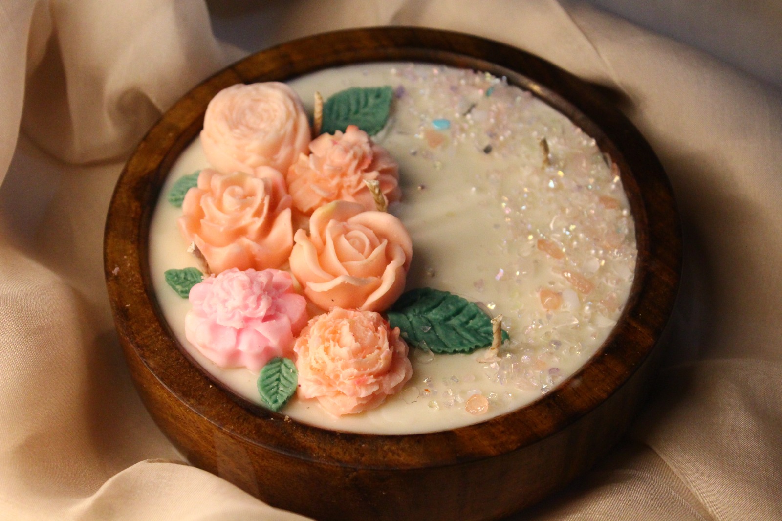 pink blossom bowl candle pink blossom bowl candle